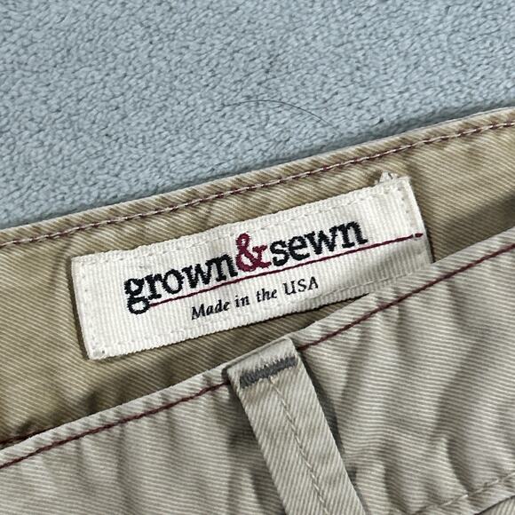 Y2k 2000s Beyond Baggy Pants Mens 36x28 Hamilton Wide leg Loose Grown and Sewn - Picture 8 of 16